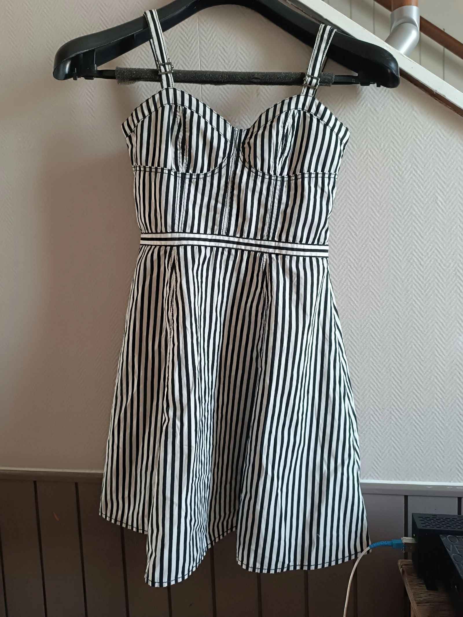 Striped skater dress - Size XS – photo 2